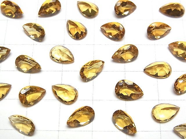 [Video]High Quality Heliodor AAA Loose stone Pear shape Faceted 9x6mm 1pc