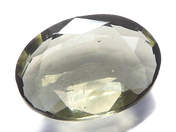 [Video][One of a kind] High Quality Moldavite AAA Faceted Loose stone 1pc NO.23