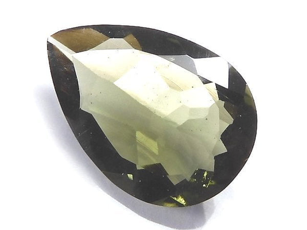 [Video][One of a kind] High Quality Moldavite AAA Faceted Loose stone 1pc NO.104