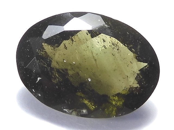 [Video][One of a kind] High Quality Moldavite AAA Faceted Loose stone 1pc NO.107