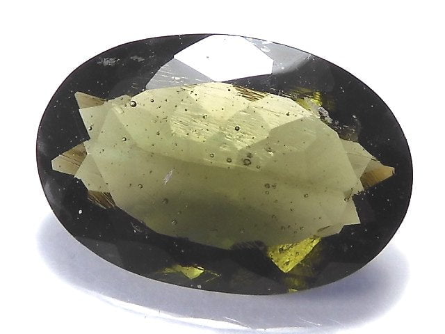 [Video][One of a kind] High Quality Moldavite AAA Faceted Loose stone 1pc NO.109