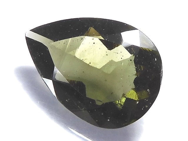 [Video][One of a kind] High Quality Moldavite AAA Faceted Loose stone 1pc NO.110