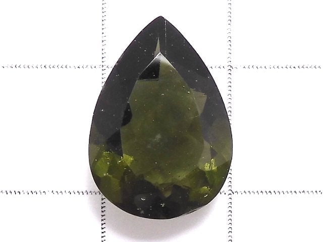 [Video][One of a kind] High Quality Moldavite AAA Faceted Loose stone 1pc NO.110