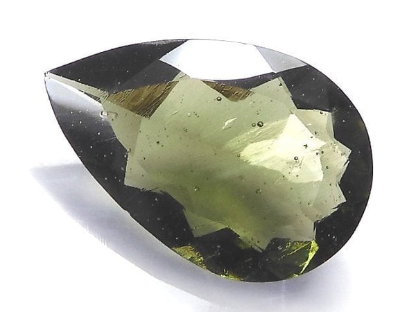 [Video][One of a kind] High Quality Moldavite AAA Faceted Loose stone 1pc NO.112