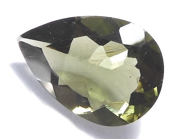 [Video][One of a kind] High Quality Moldavite AAA Faceted Loose stone 1pc NO.117