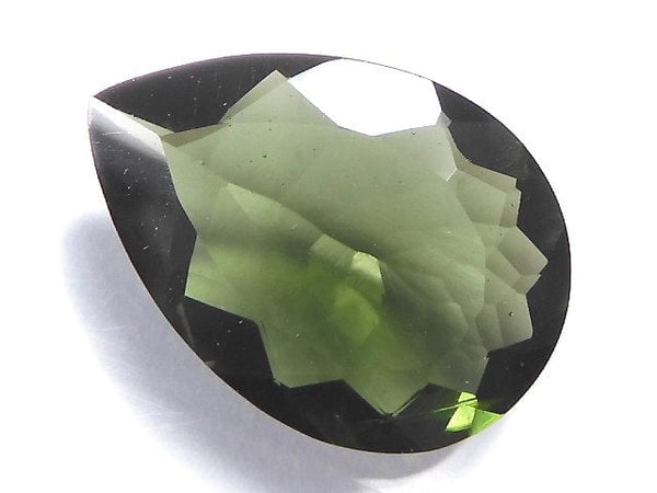 [Video][One of a kind] High Quality Moldavite AAA Faceted Loose stone 1pc NO.118