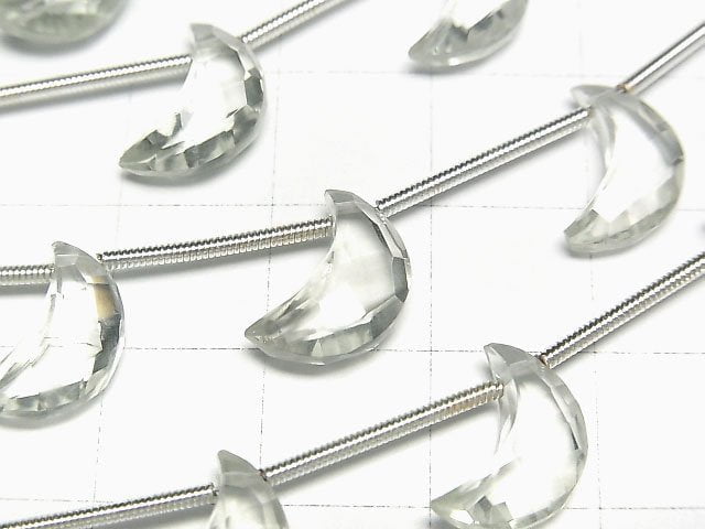 [Video]High Quality Green Amethyst AAA- Crescent Shape 12x8mm half or 1strand (6pcs)