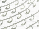[Video]High Quality Green Amethyst AAA- Crescent Shape 12x8mm half or 1strand (6pcs)
