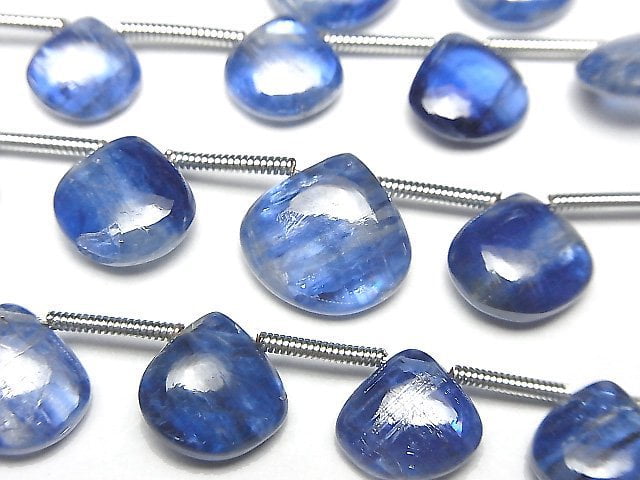 [Video]High Quality Kyanite AAA- Chestnut (Smooth) half or 1 strand (12pcs)