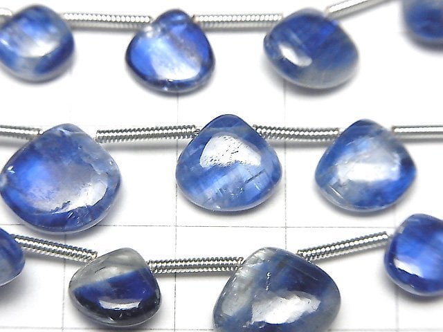 [Video]High Quality Kyanite AAA- Chestnut (Smooth) half or 1 strand (12pcs)