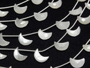 [Video]High Quality White Moonstone AA++ Crescent Shape 12x8mm half or 1strand (6pcs)