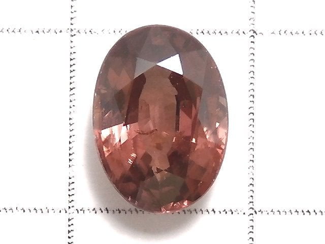 [Video][One of a kind] High Quality Reddish Brown Zircon AAA- Loose stone Faceted 1pc NO.32