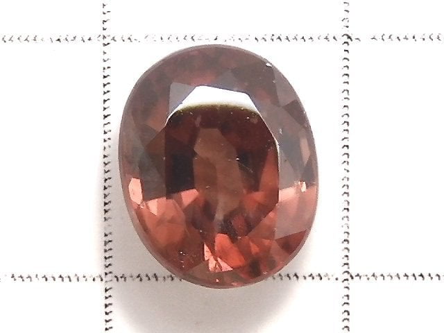 [Video][One of a kind] High Quality Reddish Brown Zircon AAA- Loose stone Faceted 1pc NO.33