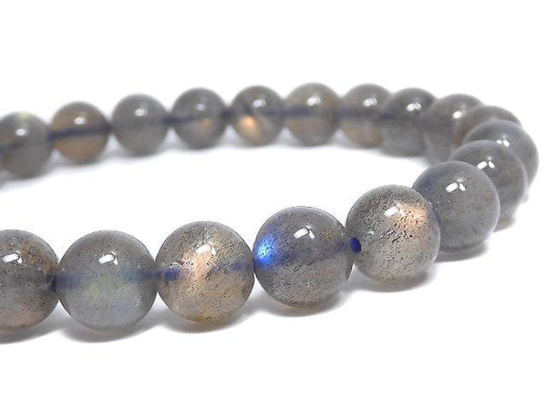 [Video][One of a kind] Labradorite AAA Round 7mm Bracelet NO.22