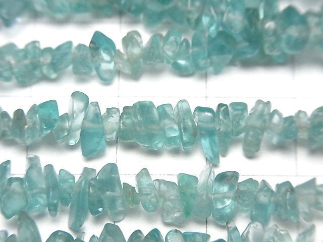 [Video]High Quality Blue Apatite AA++ Chips (Small Nugget) 1 strand beads (aprx.33inch/82cm)