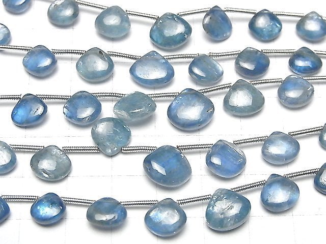 [Video] Sky Kyanite AA++ Chestnut (Smooth) half or 1strand (12pcs)