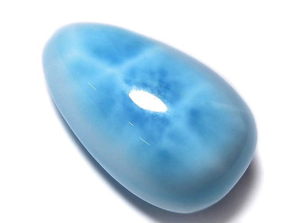 [Video][One of a kind] Larimar Pectolite AAA Half Drilled Hole Drop 1pc NO.12