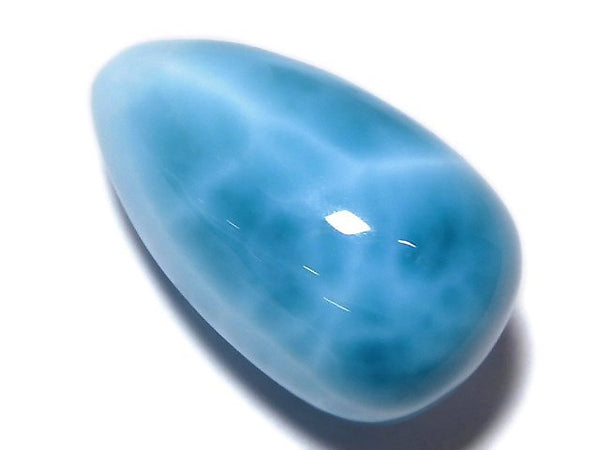 [Video][One of a kind] Larimar Pectolite AAA Half Drilled Hole Drop 1pc NO.14