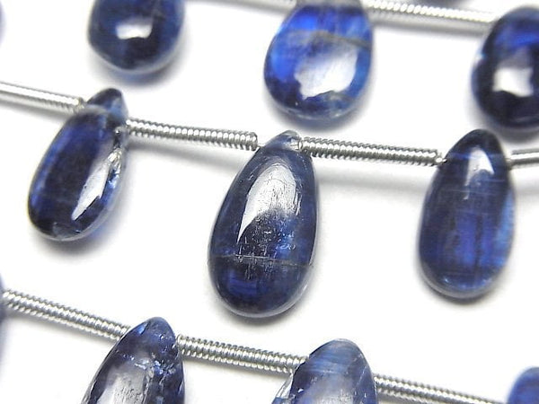 [Video] Kyanite AA++ Pear shape (Smooth) [Dark color] half or 1strand (12pcs)