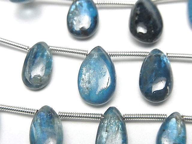 [Video] Indigo Blue Kyanite AA++ Pear Shape (Smooth) half or 1strand (12pcs)