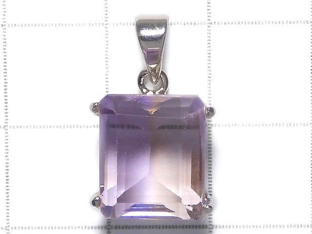 [Video][One of a kind] High Quality Ametrine AAA Faceted Pendant Silver925 NO.87