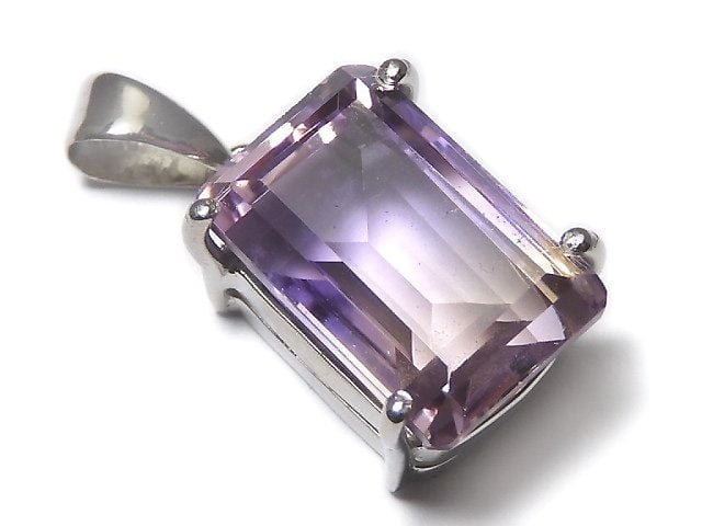 [Video][One of a kind] High Quality Ametrine AAA Faceted Pendant Silver925 NO.88