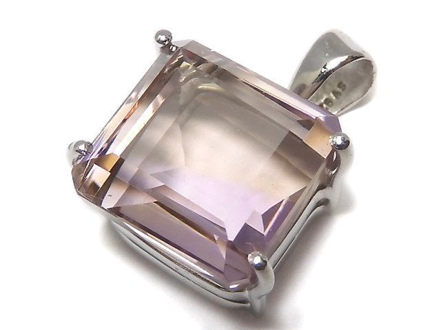 [Video][One of a kind] High Quality Ametrine AAA Faceted Pendant Silver925 NO.90