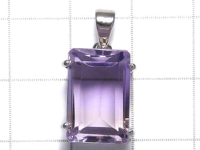 [Video][One of a kind] High Quality Ametrine AAA Faceted Pendant Silver925 NO.92