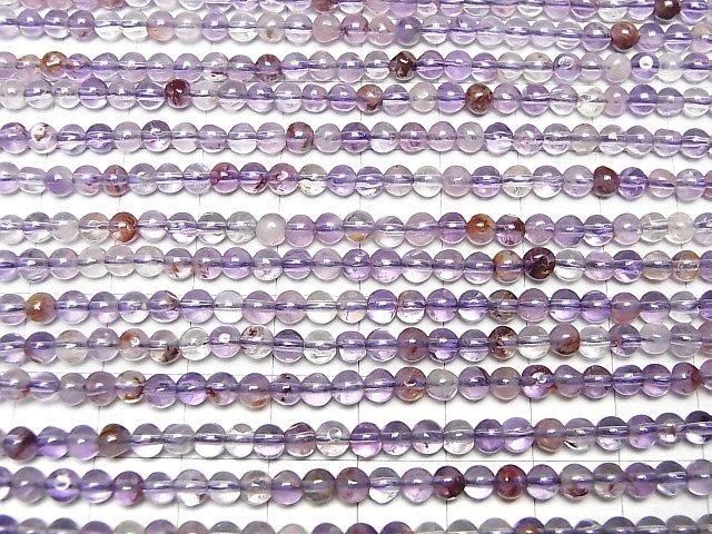 [Video] Garden Amethyst AAA Round 4mm 1-strand beads (approx. 15 inches/37 cm)