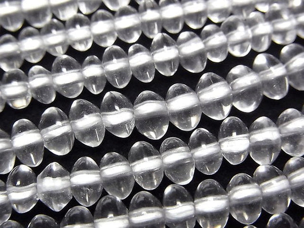 [Video] Crystal AA++ Roundel 6x6x4mm 1strand beads (aprx.15inch/38cm)