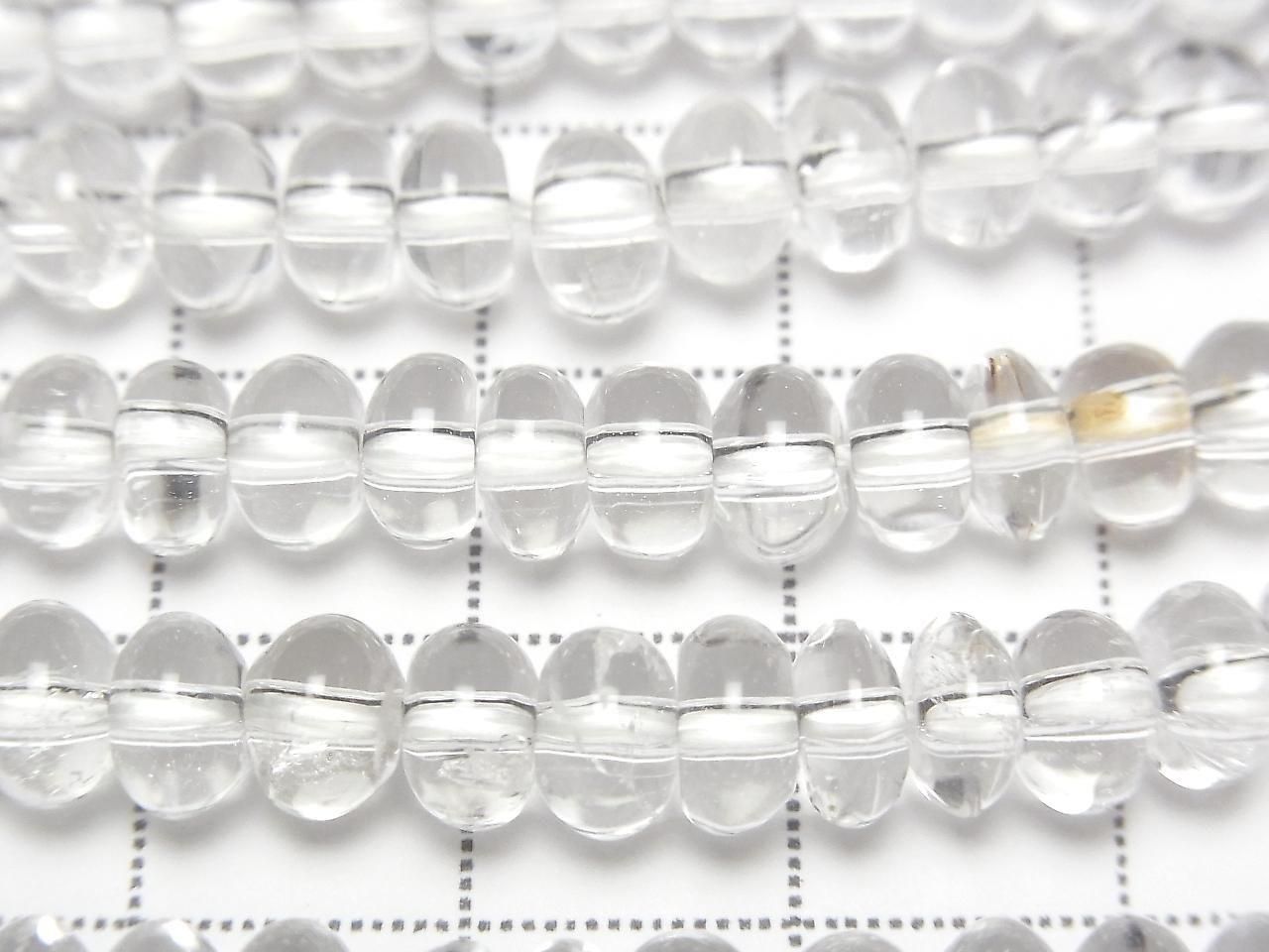 Crystal AA++ Rondelle 6x6x4mm 1-strand beads (approx. 15inch/38cm)