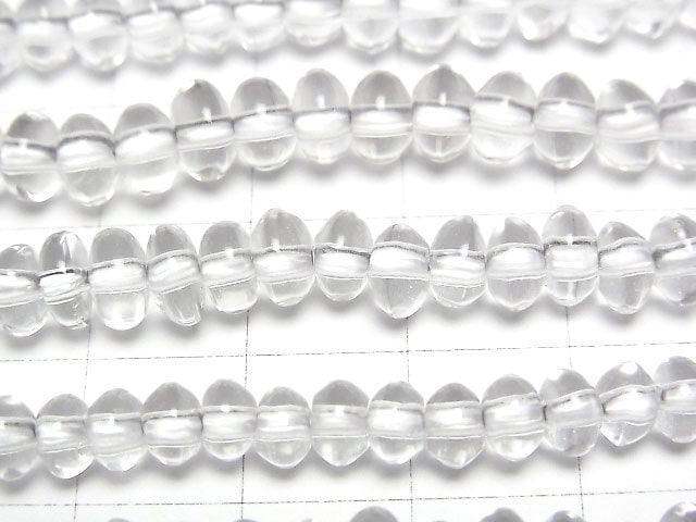 [Video] Crystal AA++ Roundel 6x6x4mm 1strand beads (aprx.15inch/38cm)