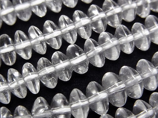 [Video] Crystal AA++ Roundel 8x8x4mm 1strand beads (aprx.15inch/38cm)