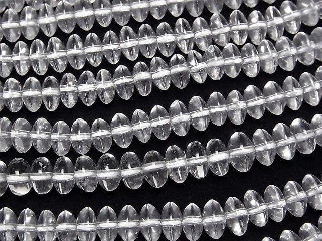 [Video] Crystal AA++ Roundel 8x8x4mm 1strand beads (aprx.15inch/38cm)