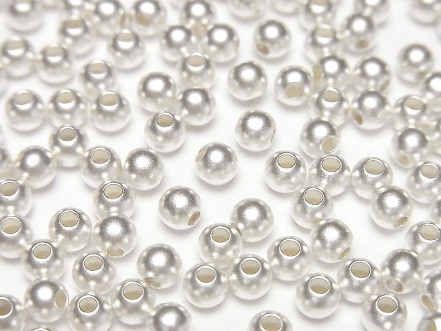 Silver925 Sandblast Round [2mm][2.5mm][3mm][4mm]5pcs