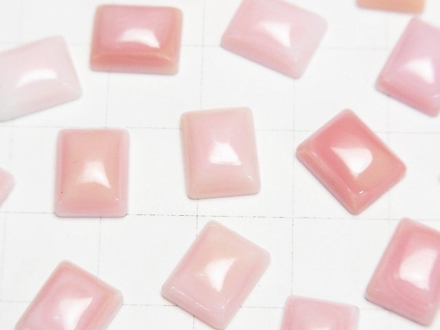 [Video] High Quality Queen Conch Shell AAA Rectangle Cabochon 10x8mm 1pc