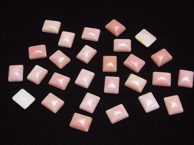 [Video] High Quality Queen Conch Shell AAA Rectangle Cabochon 10x8mm 1pc