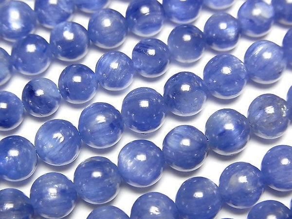 [Video]Kyanite AAA Round 6mm 1/4 or 1strand beads (aprx.15inch/36cm)