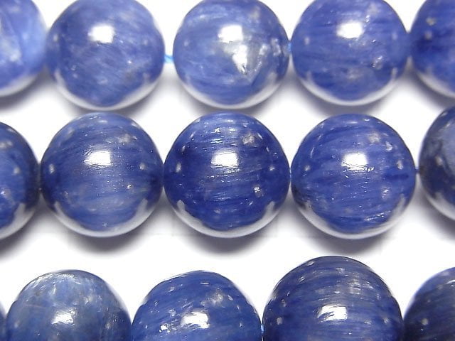 [Video]Kyanite AAA Round 12mm 1/4 or 1strand beads (aprx.15inch/36cm)