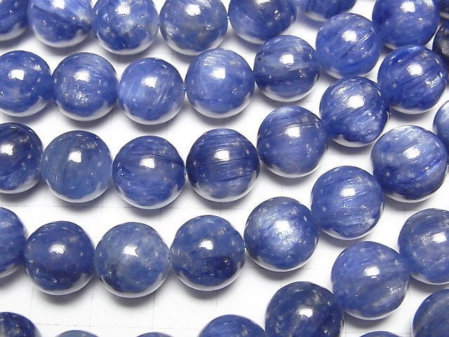 [Video]Kyanite AAA Round 12mm 1/4 or 1strand beads (aprx.15inch/36cm)