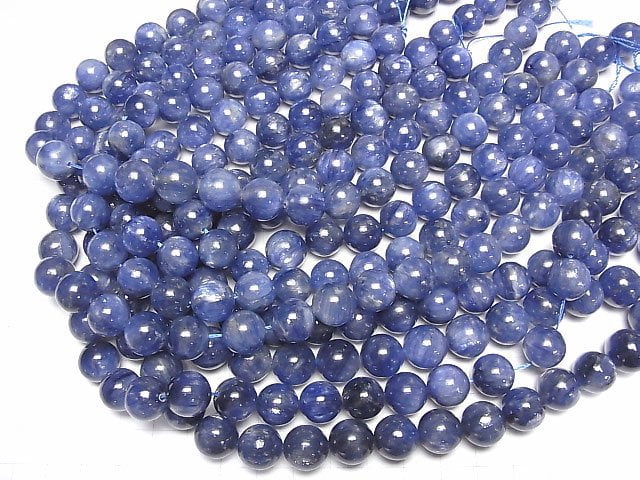 [Video]Kyanite AAA Round 12mm 1/4 or 1strand beads (aprx.15inch/36cm)