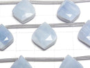 [Video] Blue Opal AA++ Deformed Faceted Pear Shape 1strand beads (aprx.4inch/10cm)