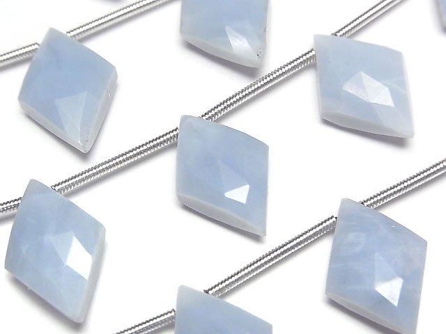 [Video] Blue Opal AA++ Diamond Shape 1strand beads (aprx.4inch/10cm)