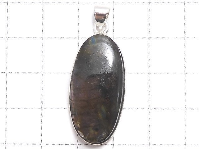 [Video][One of a kind] Labradorite AAA Pendant Silver925 NO.207