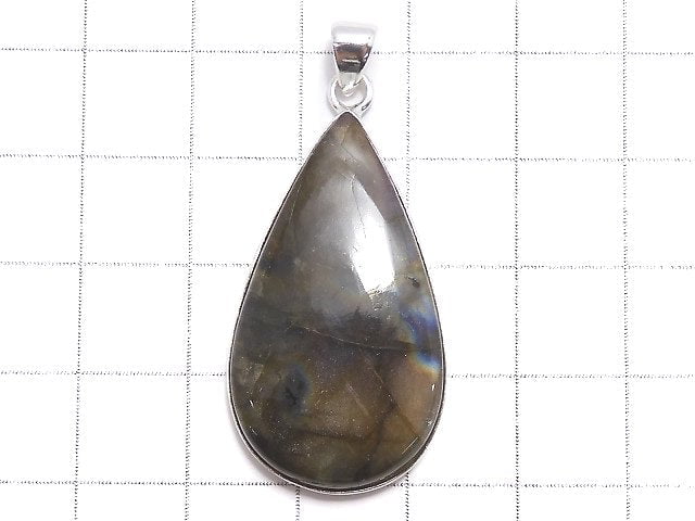 [Video][One of a kind] Labradorite AAA Pendant Silver925 NO.213