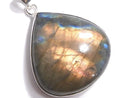 [Video][One of a kind] Labradorite AAA Pendant Silver925 NO.215