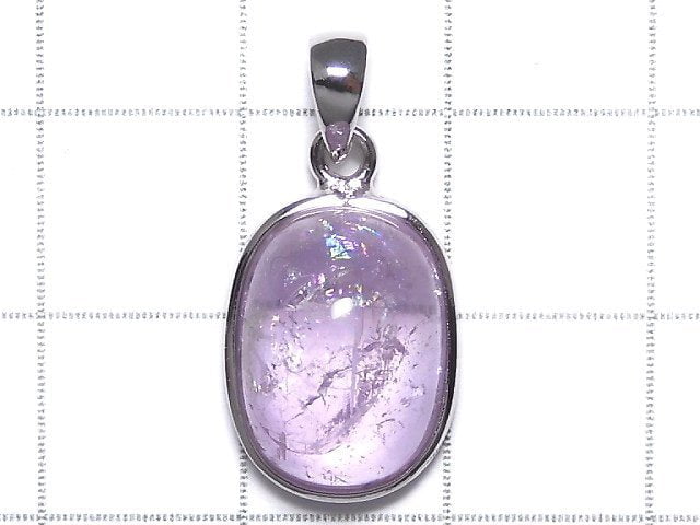 [Video][One of a kind] Kunzite AAA Pendant Silver925 NO.23