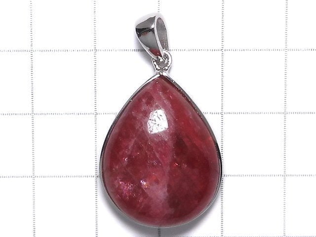 [Video][One of a kind] Rhodonite AAA Pendant Silver925 NO.21