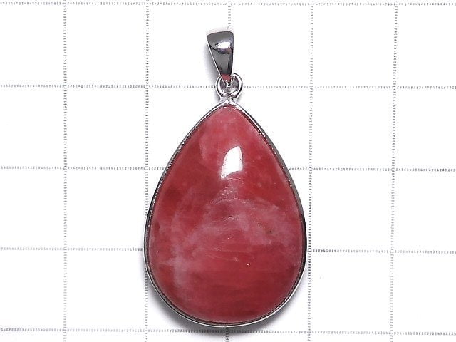 [Video][One of a kind] Rhodonite AAA Pendant Silver925 NO.24