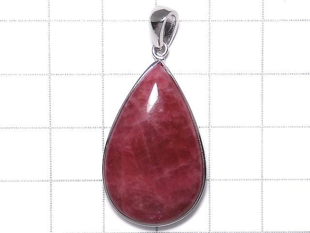 [Video][One of a kind] Rhodonite AAA Pendant Silver925 NO.25